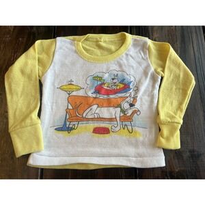 Vintage Jetsons Baby Clothes‎ Pajama Top Shirt Astro
